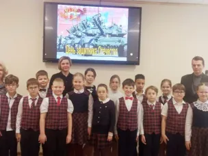 Патриотический лекторий к Дню защитника Отечества проведен в 5-й школе-интернате